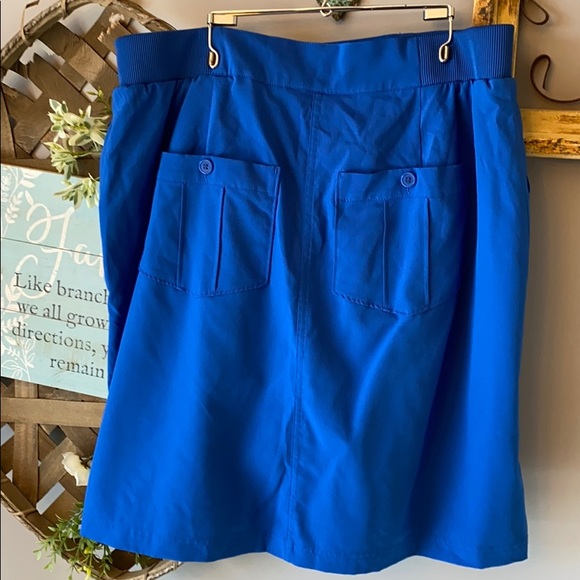 CJ Banks Elastic Waist Skort Shorts w/skirt - Picture 4 of 7